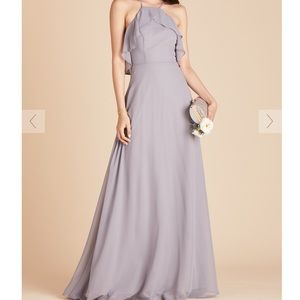 Burst Grey Silver Jules Bridesmaid Dress - L